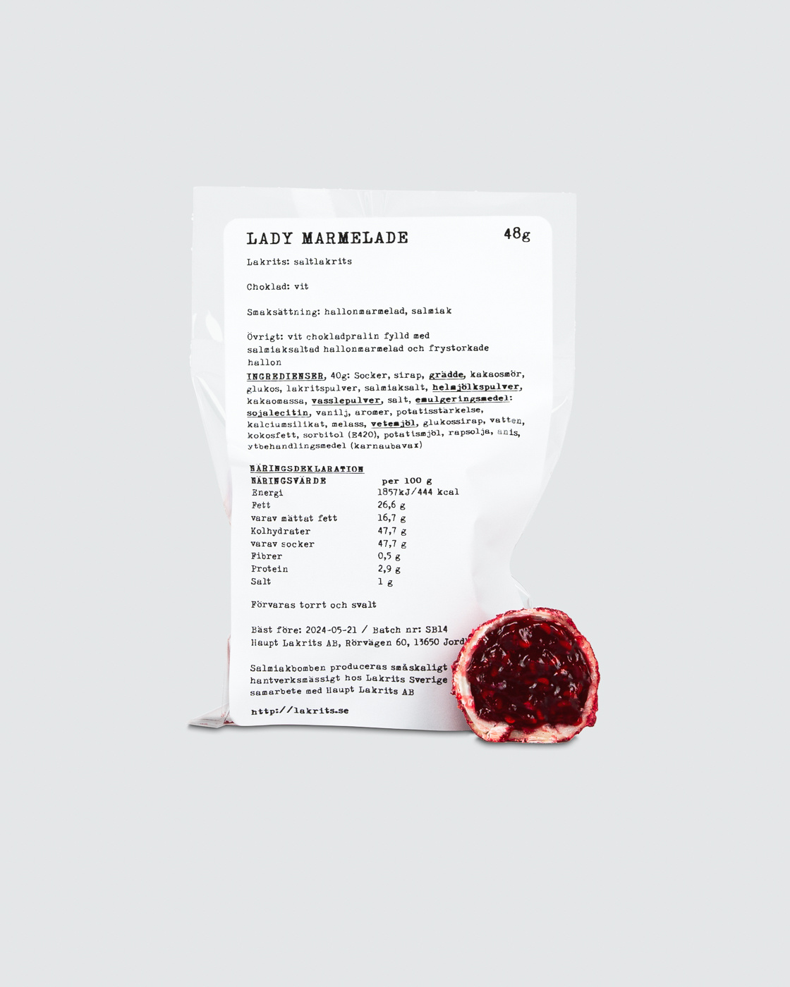 Lady Marmelade 4-pack i gruppen Salt lakrids hos Haupt Lakrits AB (100170120)