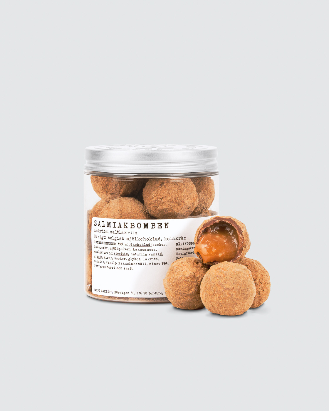 Salmiakbomben 12-pack i gruppen Chokoladeovertrukket lakrids hos Haupt Lakrits AB (100170122)