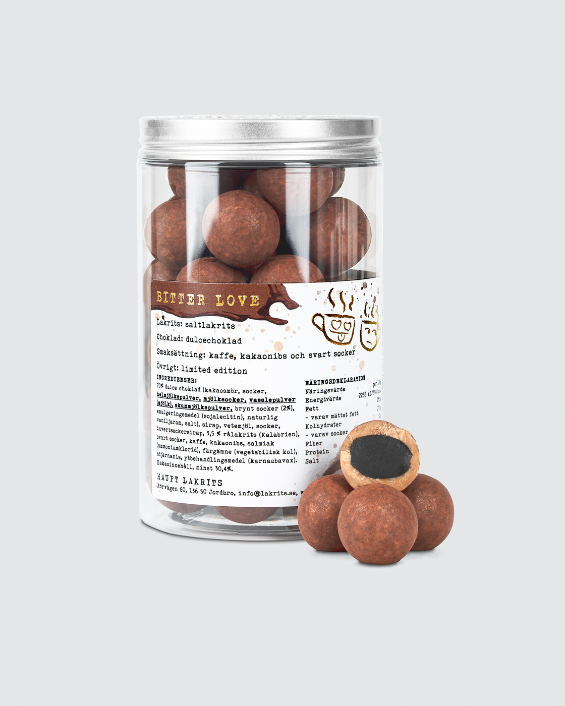 Bitter Love i gruppen Chokoladeovertrukket lakrids hos Haupt Lakrits AB (100170161)