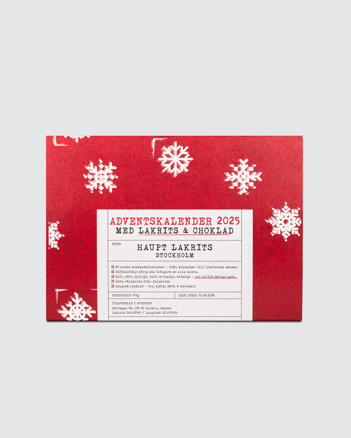 Adventskalender 2025 i gruppen / hos Haupt Lakrits AB (100170198)