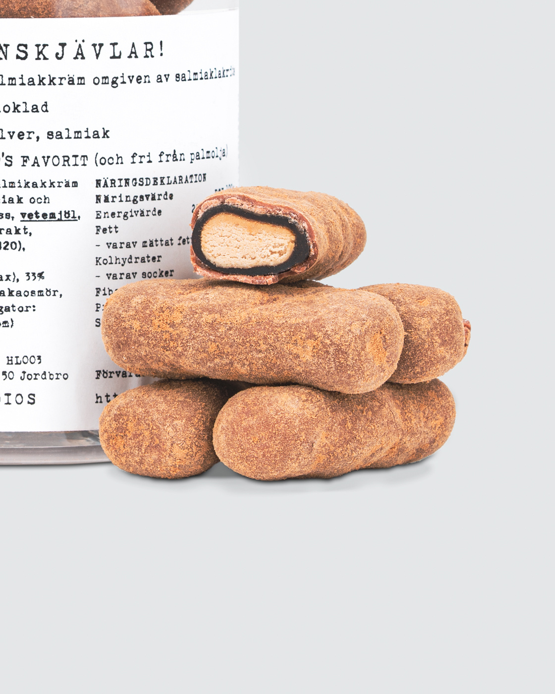 Chokade Svenskjävlar! i gruppen Chokoladeovertrukket lakrids hos Haupt Lakrits AB (100165)