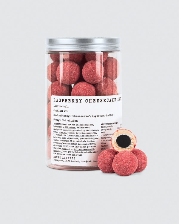Raspberry Cheesecake Inc. i gruppen Chokoladeovertrukket lakrids hos Haupt Lakrits AB (100170103)