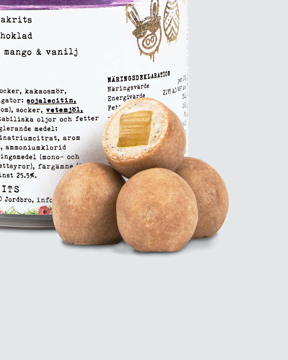 Äggcellent Mango i gruppen Chokoladeovertrukket lakrids hos Haupt Lakrits AB (100170178)