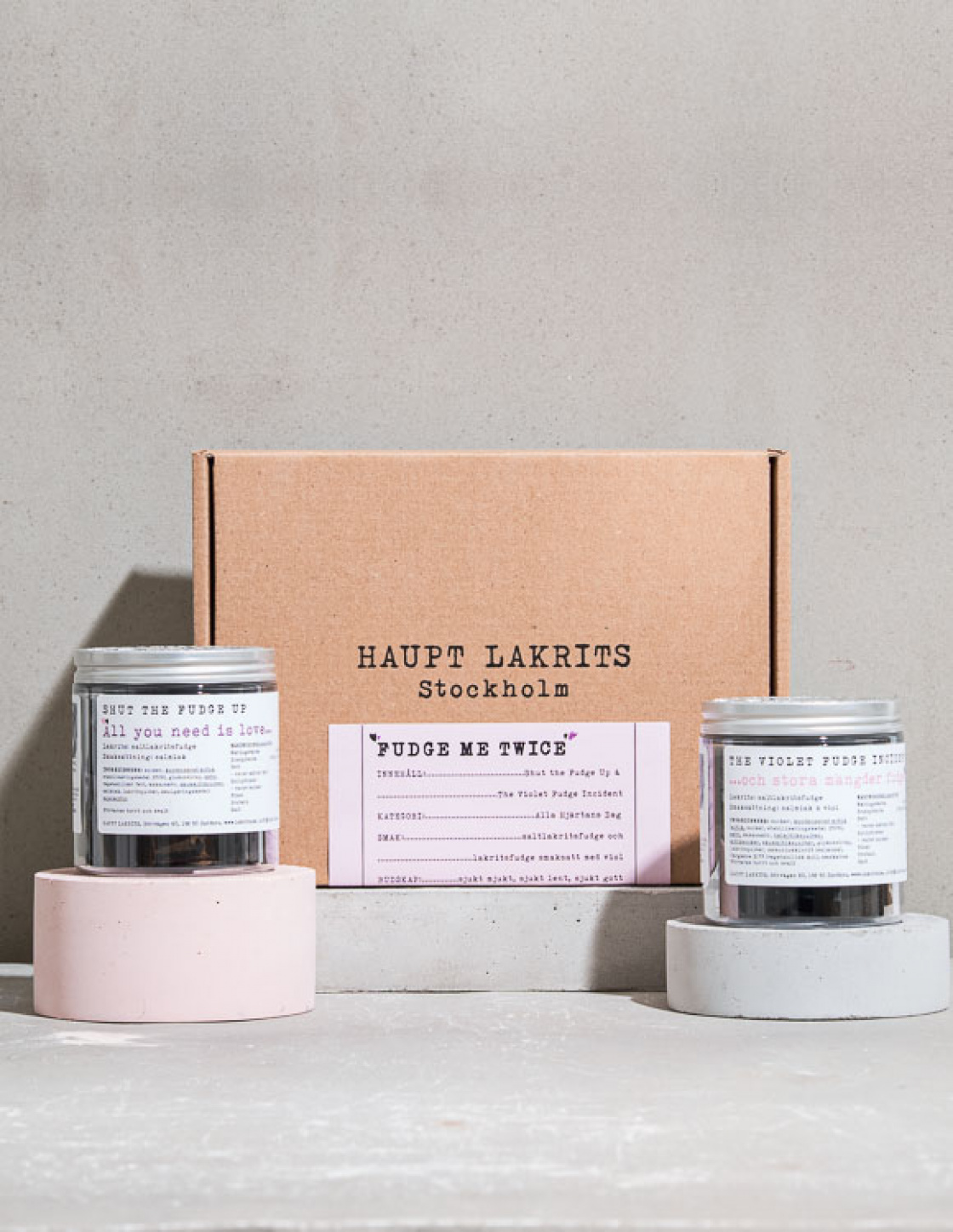 Fudge me twice i gruppen Valentinsdag hos Haupt Lakrits AB (100170219)