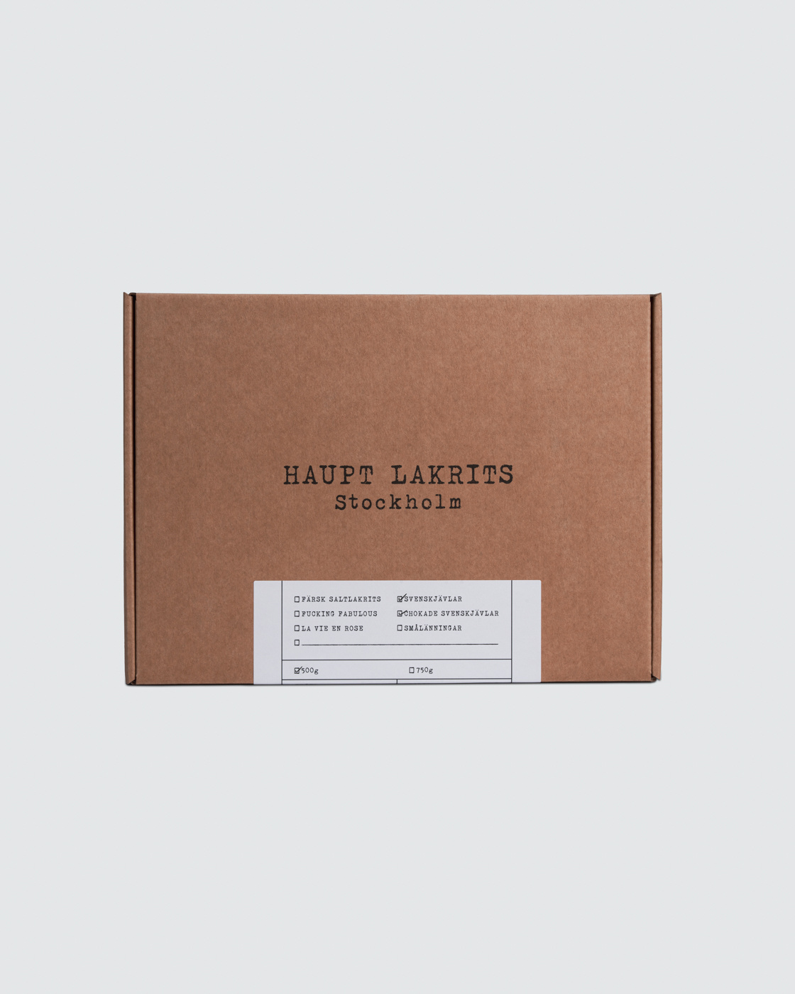 Presentlåda - Svenskjävlar! och Chokade Svenskjävlar! i gruppen Lakrids hos Haupt Lakrits AB (100561)